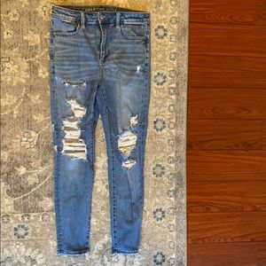 Super high rise american eagle jeggings